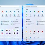 منوی استارت جدید ویندوز ۱۱ برای کاربران نسخه آزمایشی در دسترس قرار گرفت