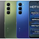 گوشی Infinix Hot 60 5G با تراشه مدیاتک و دکمه اختصاصی AI معرفی شد