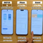 ویدئو تست باتری OnePlus 15 با Xiaomi 17 Pro Max و iPhone 17 Pro Max – کدام پیروز خواهد شد؟