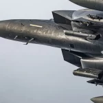 تصاویری متفاوت از پرواز جنگنده F-15E Strike Eagle