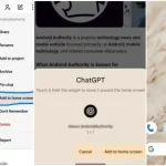 دسترسی سریع به چت‌های ChatGPT با قابلیت جدید اندروید